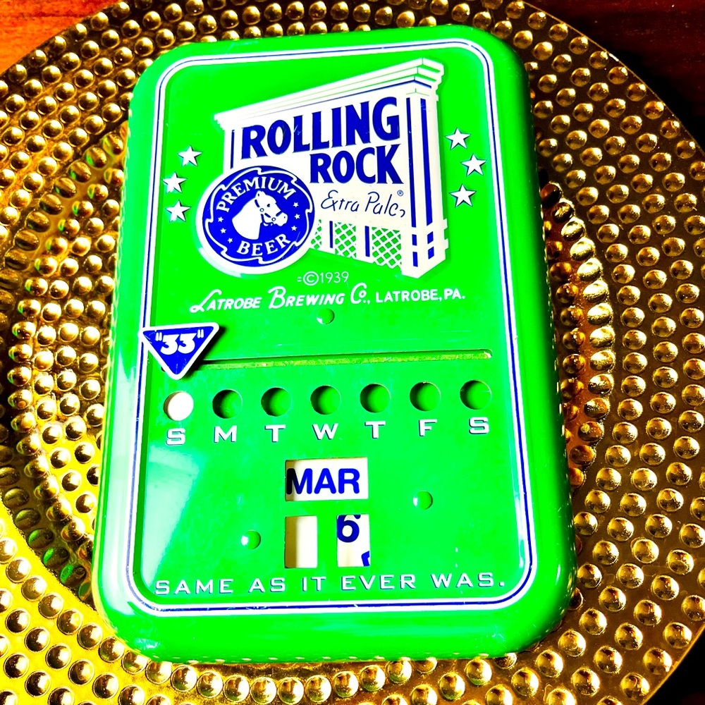 ROLLING ROCK VINTAGE CALENDAR